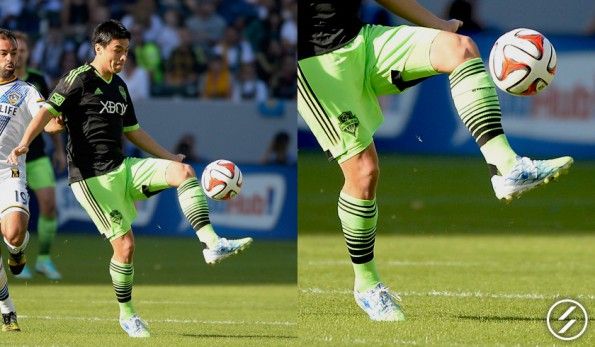 Gonzalo Pineda (Seattle Sounders) adidas nitrocharge CrazyLight