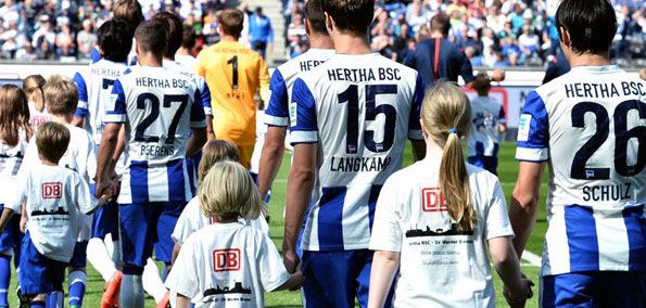 Maglia Hertha Berlino home 2014-2015, retro