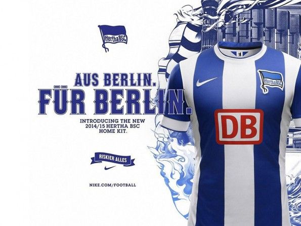 Lancio kit Hertha Berlino 2014-2015 Nike