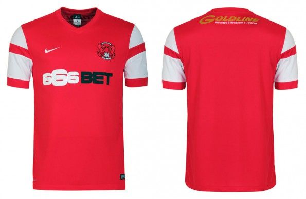 Maglia Leyton Orient home 2014-2015
