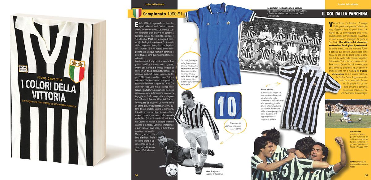 Libro "I colori della vittoria" maglie Juventus