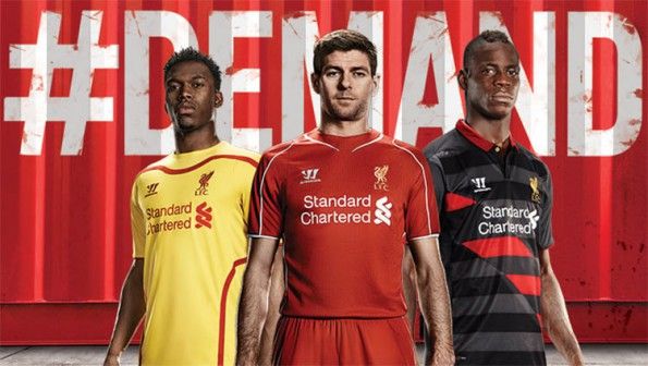 Kit Liverpool 2014-2015 Warrior