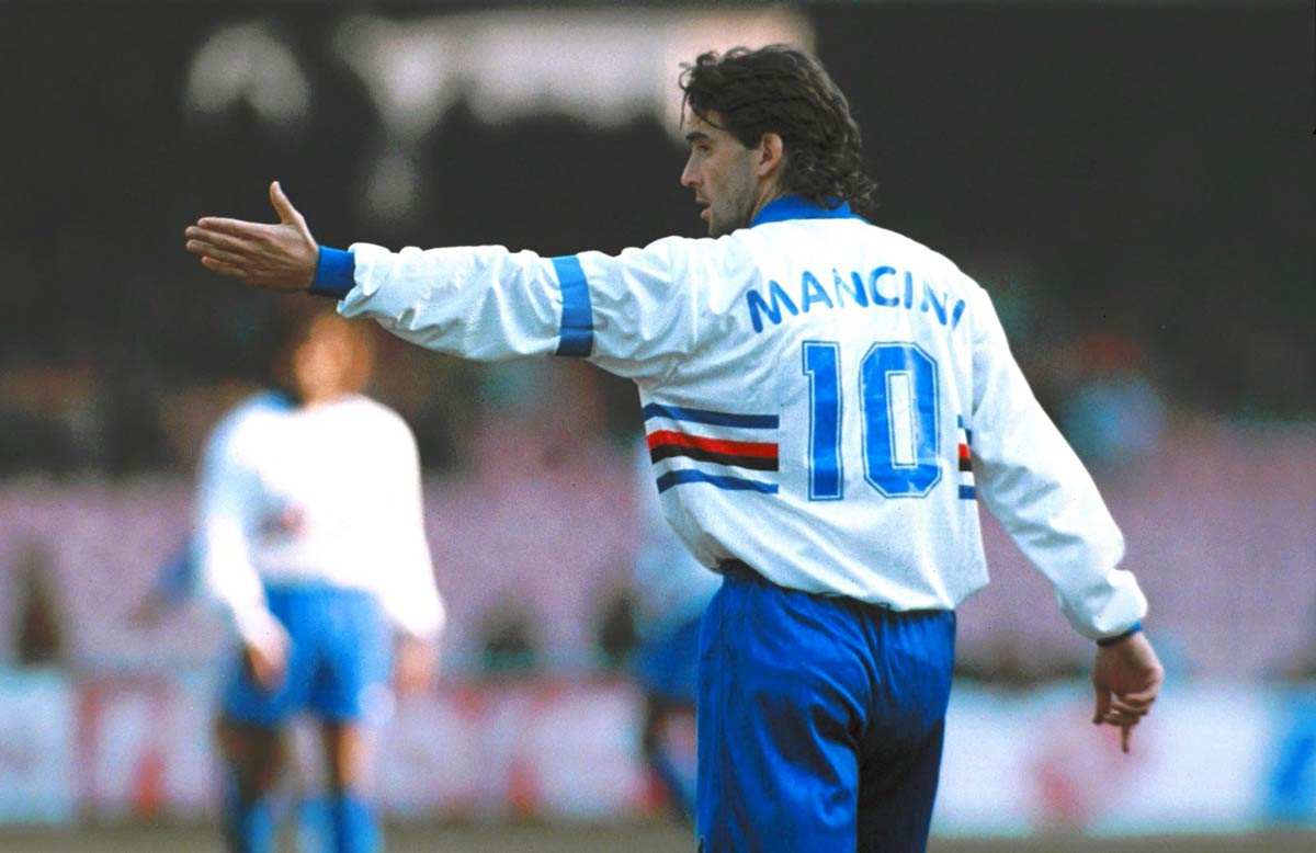 Roberto Mancini numero 10 Sampdoria