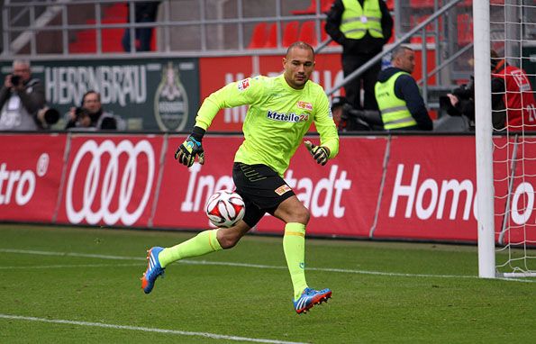 Divisa portiere gialla Union Berlino 2014-2015