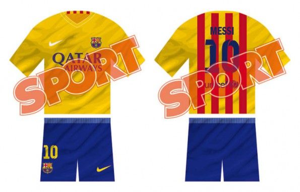 Anteprima seconda maglia Barcellona 2015-2016