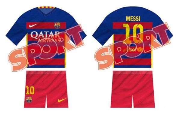 Anteprima maglia Barcellona 2015-2016