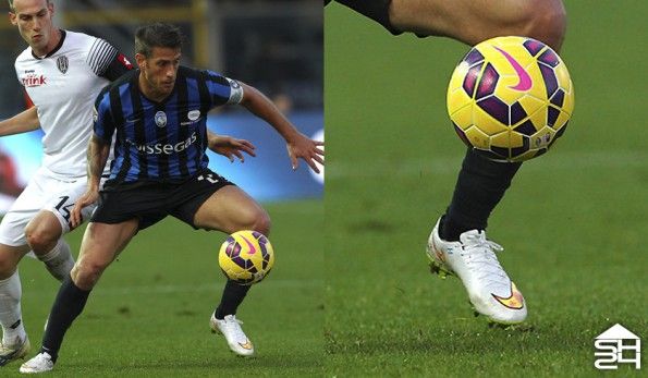Denis con le scarpe Vapor X Shine Through