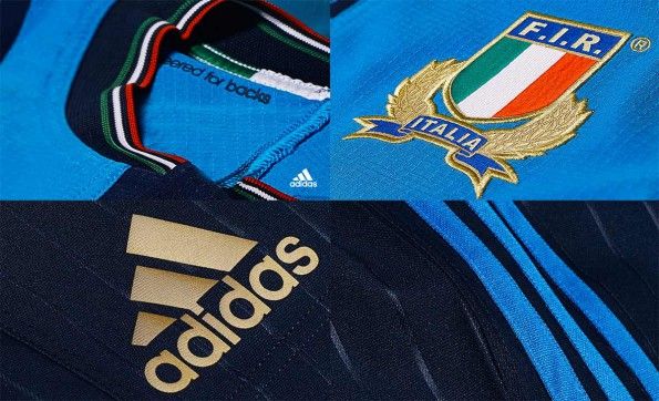 Dettagli maglia Italia rugby 2015