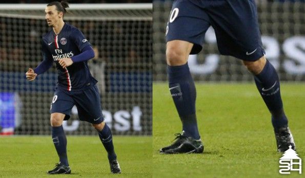 Zlatan Ibrahimovic (Paris Saint Germain) scarpe adidas F50 Custom