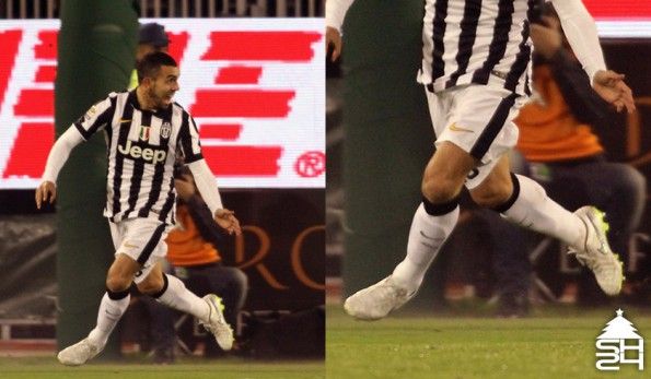 Carlos Tevez (Juventus) scarpini Nike Tiempo Legend V
