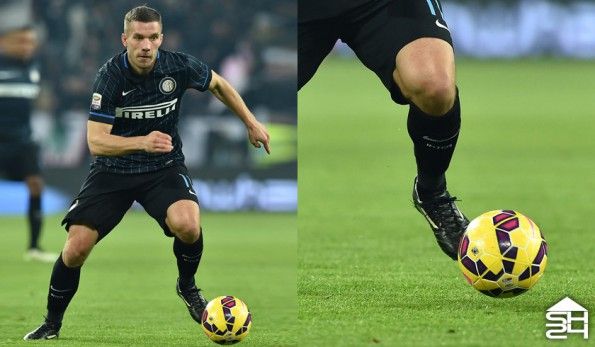 Podolski (Inter) adidas F50 adizero Leather Pack