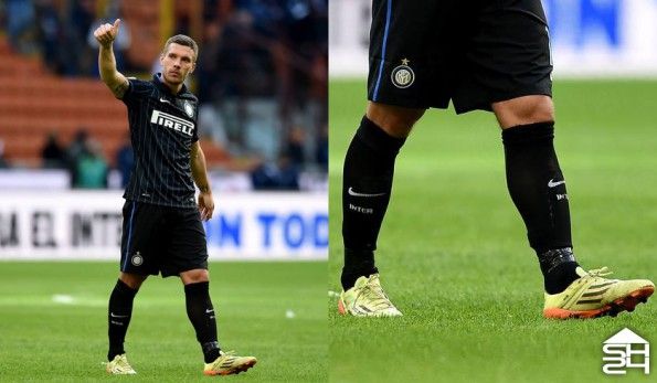 Podolski (Inter) adidas F50 adizero Earth Pack