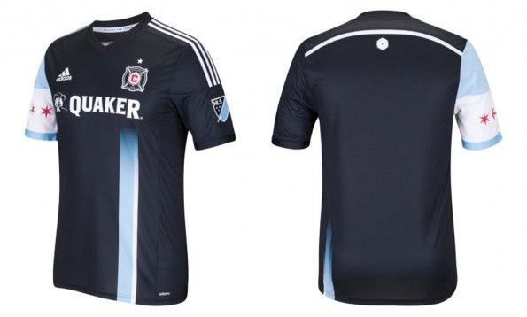 Chicago Fire terza maglia nera 2014-2015