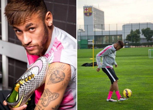 Tatuaggio diamante Neymar