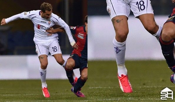 Alessandro Diamanti (Fiorentina) Puma evoSpeed 1.3 Leather Bright Plasma