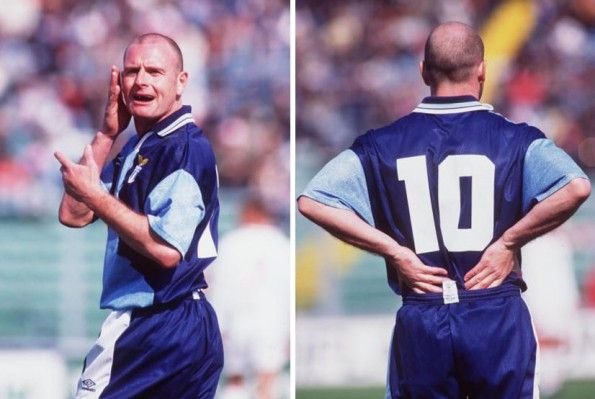 Gascoigne maglia trasferta Lazio 1994-1995
