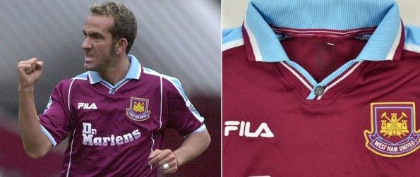 Bottoncino maglia West Ham 1999-2001
