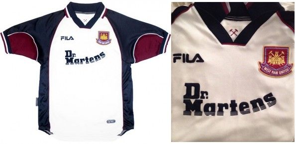 Maglia away West Ham 1999-2001
