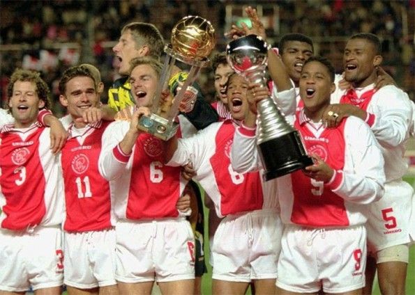 Festeggiamenti Ajax Coppa Intercontinentale 1995