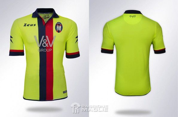Terza maglia Crotone 2014-2015 gialla