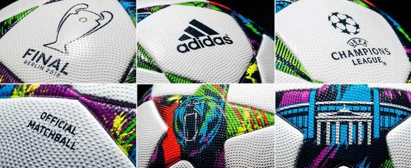 Dettagli pallone adidas Finale Berlin
