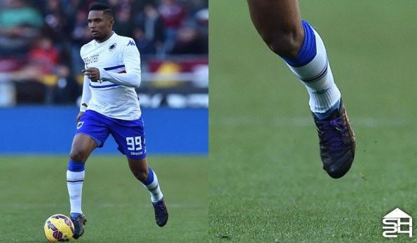 Samuel Eto'o (Sampdoria) Puma evoSpeed 1.3 Leather Custom