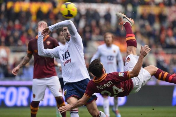 Rovesciata Florenzi Roma-Genoa