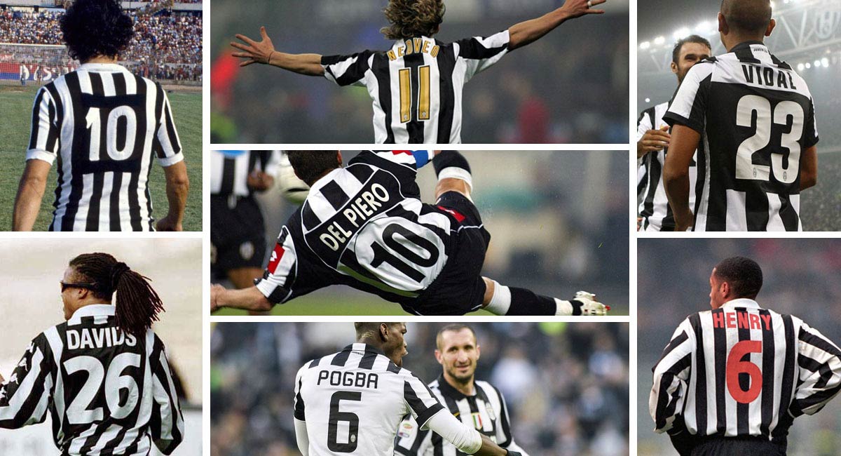 Colori numeri Juventus