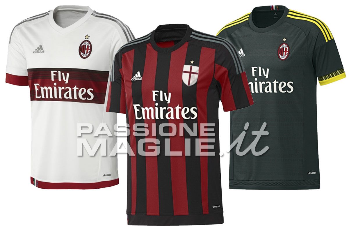Maglie AC Milan 2015-2016 adidas
