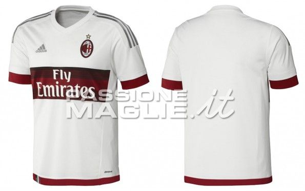 Seconda maglia Milan 2015-16 anteprima