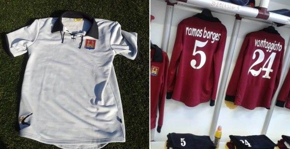 Maglia portiere Livorno 100 anni e font nomi numeri