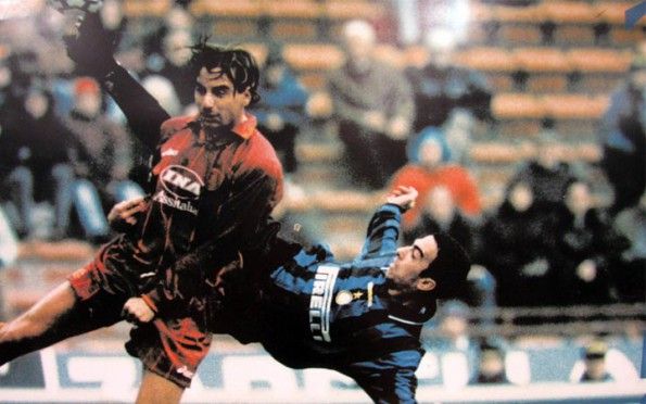 Djorkaeff rovesciata Inter-Roma