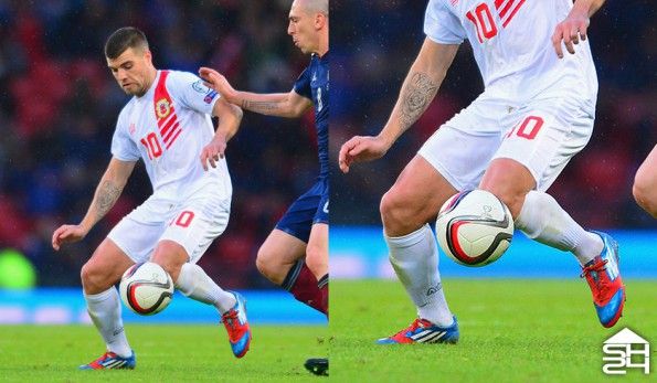 Liam Walker (Gibilterra) adidas F50 adizero micoach