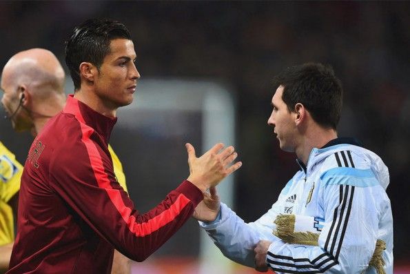 Cristiano Ronaldo e Leo Messi
