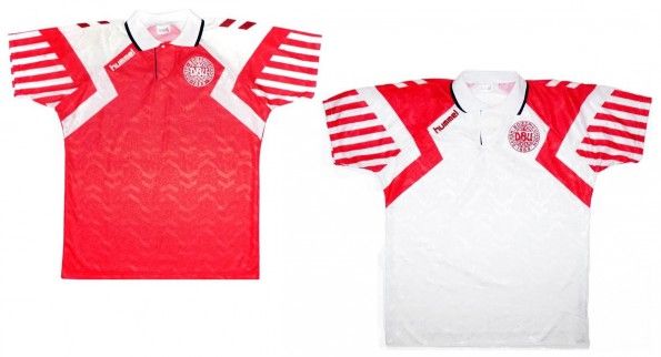 Maglie Danimarca 1992 Hummel