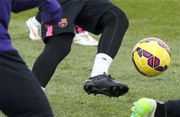 Dettaglio scarpe prototipo Leo Messi