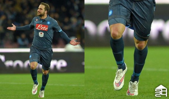 Gonzalo Higuain (Napoli) Nike Hypervenom Phantom White Pack