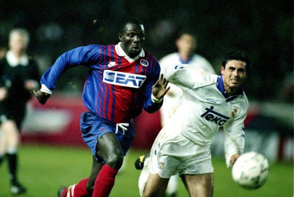 Weah in PSG- Real Madrid 1993-94