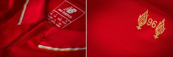Colletto maglia Liverpool New Balance