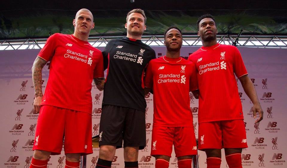 Presentazione maglie Liverpool 2015-16
