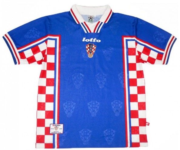 Maglia away Croazia Lotto 1998