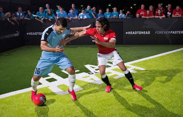 Aguero contro Falcao nella gabbia di Puma