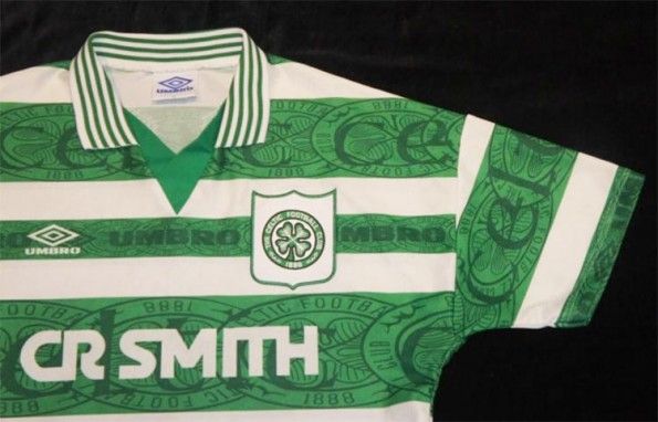 Trama sfondo Celtic maglia 1995-97 home