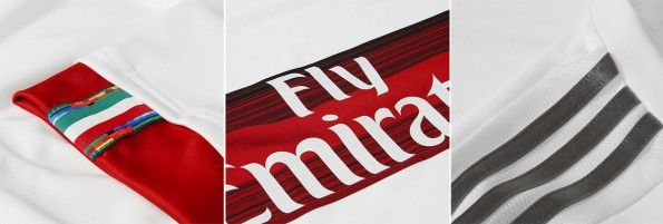 Milan trasferta, dettagli maglia 2015-2016