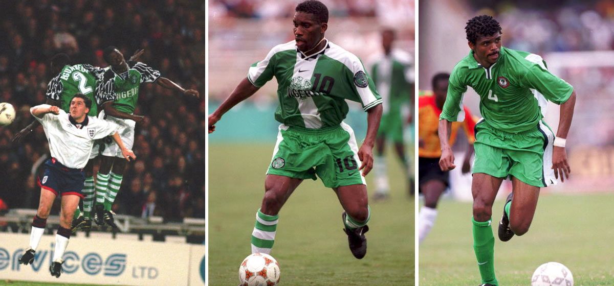 Maglie Nigeria firmate Nike 1994-2001