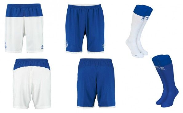 Pantaloncini calzettoni Everton home 2015-16