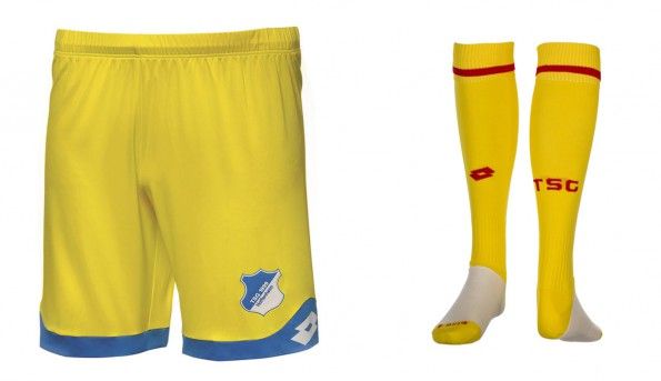 Pantaloncini calze gialle Hoffenheim 2015-16