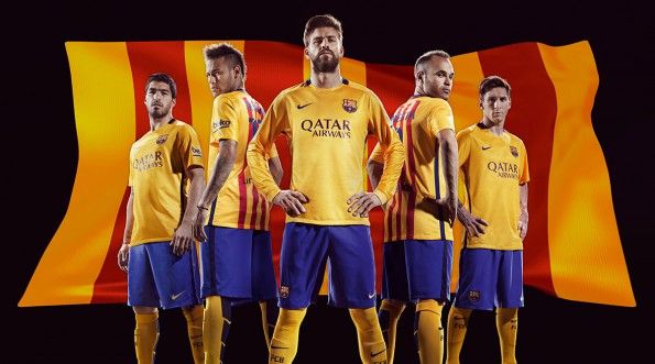 Divisa Barcellona away 2015-2016