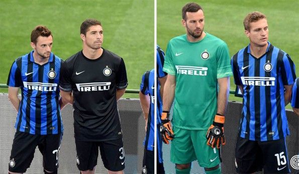 Carrizo e Handanovic, maglie portiere Inter 2015-2016