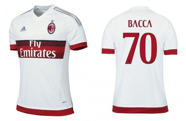 Seconda maglia Milan 2015-2016 bianca